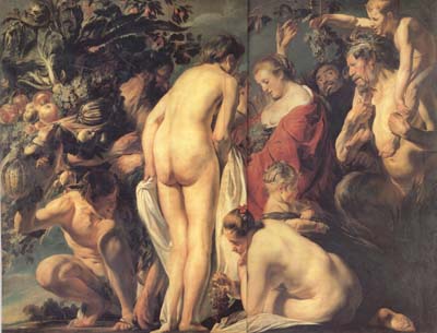 Jacob Jordaens Allegory of Fertility (Homage to Pomona) (mk14)